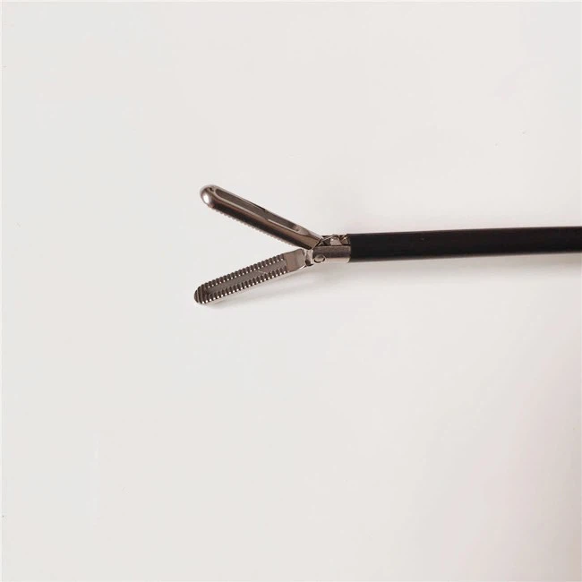 Disposable Single Action Fenestrated Johan Grasping Forceps (Jaw Length: 22mm)